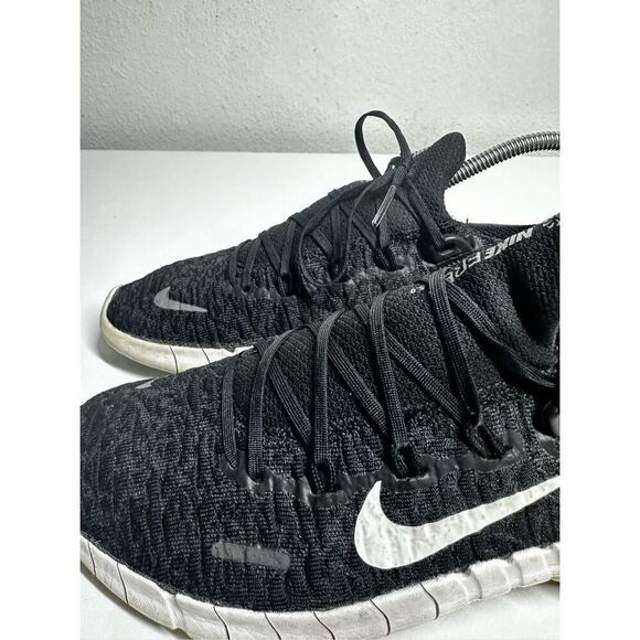 Nike Free Run 5.0 Black White Running Sneaker Shoe CZ1891-001 Women’s Size 7 - Picture 4 of 14